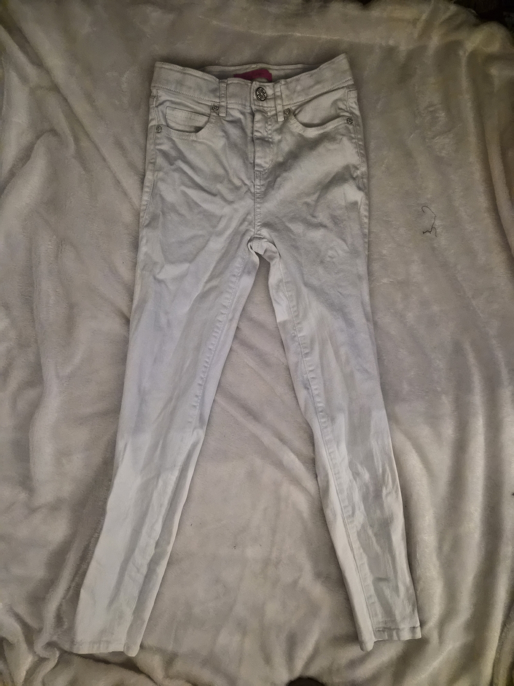 Lilly Pulitzer White Skinny Jeans Size 00 Preppy Summer Denim